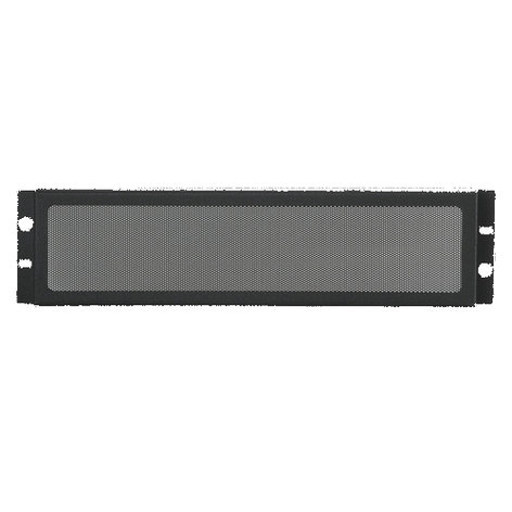 Atlas IED SEC19-5 Rack Mount Security Panel, 19", 3 RU, Ebony Black