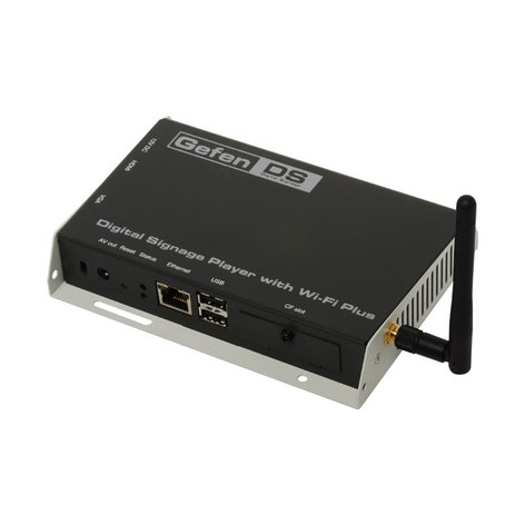 Gefen Inc EXT-HD-DSWFPN Digital Signage Playback w/Wi-Fi EXT-HD-DSWFPN