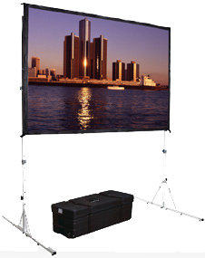 Da-Lite 35335 8' x 9' Fast-Fold Deluxe UWA Screen 35335