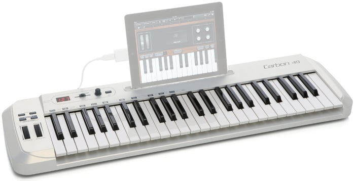 Samson Carbon 49 Carbon 49-Key USB/MIDI Keyboard Controller With Komplete Elements