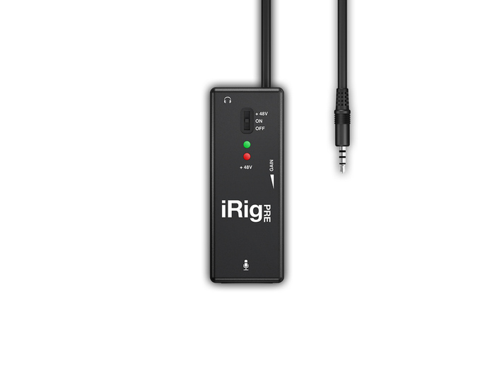 IK Multimedia iRig PRE Microphone Interface for iPhone, iPod Touch and iPad IRIG-PRE