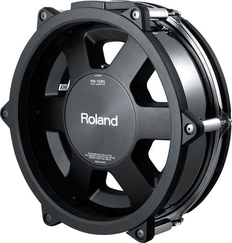 Roland PD-128S-BC Snare Trigger Pad 12" Dual-Zone Mesh-Head Snare Drum Trigger V-Pad, No Mount