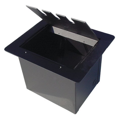 RapcoHorizon Music POCKET5-HOLE Floor Pocket 3 Hole Lid, 5" deep POCKET5-HOLE