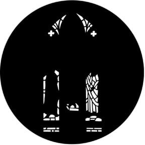 Rosco Laboratories 73611 Stained Glass Green Gobo 73611