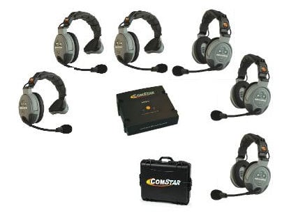 Eartec Co COMSTAR-XT6 6 Person Wireless Intercom System COMSTAR-XT6