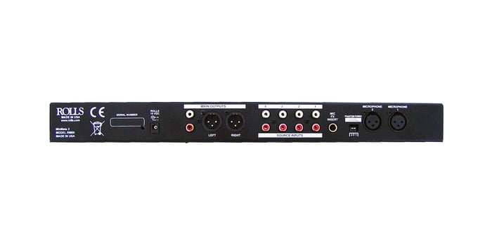 Rolls RM69 1U 6-Channel Audio Mixer