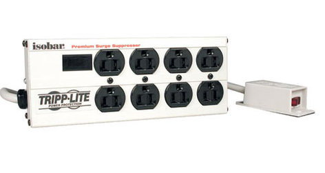 Tripp Lite IBAR8-15RM Surge Suppressor, 8 out, 12" Cord IBAR8-15RM
