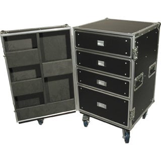 Grundorf Corp PRO-DC002C Pro Series Drawer Cases, Large Casters and Two Brakes PRO-DC002C