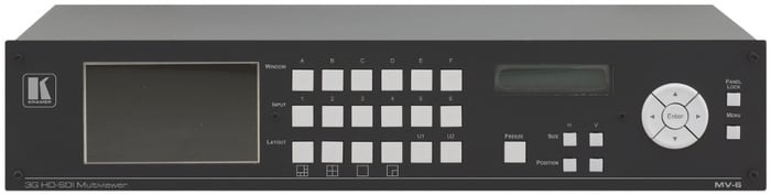 Kramer MV-6 Sd/HD/3G-SDI Multiviewer MV-6