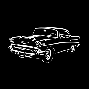 Apollo Design Technology MS-2298 Steel Gobo, 1950s Chevy MS-2298