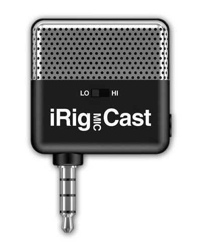 IK Multimedia IRIG-MIC-CAST IRig MIC Cast Ultra-Compact Microphone Compatible With IOS 3.1.3 And Up
