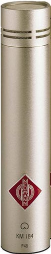 Neumann KM 184 ni Cardioid Condenser Microphone in Satin Nickel Finish with K40 Capsule and Accessories KM184-NI