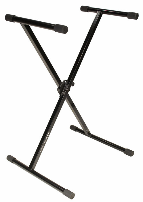 Ultimate Support IQ-1000 X-Style Single-Braced Keyboard Stand in Black with Patented Memory Lock System IQ1000