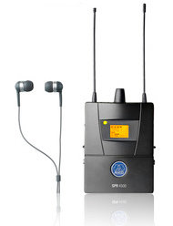 AKG SPR4500 IEM Bodypack Receiver, w/Headphones SPR4500