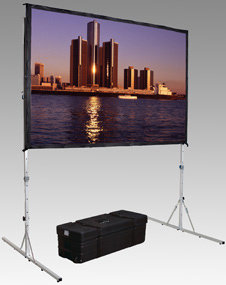 Da-Lite 38309 69" x 108" Da-Tex® Fast-Fold Deluxe Screen 38309