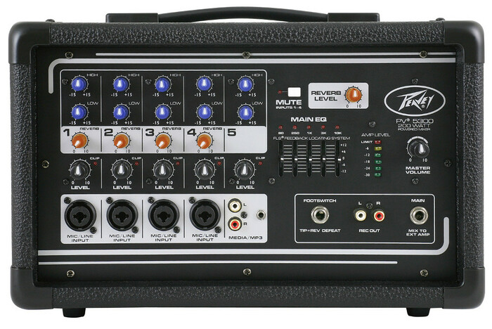 Peavey PV 5300 4-Channel Powered Mixer PV5300