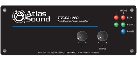 Atlas Sound TSD-PA122G Power Amp Stereo 12W TSD-PA122G
