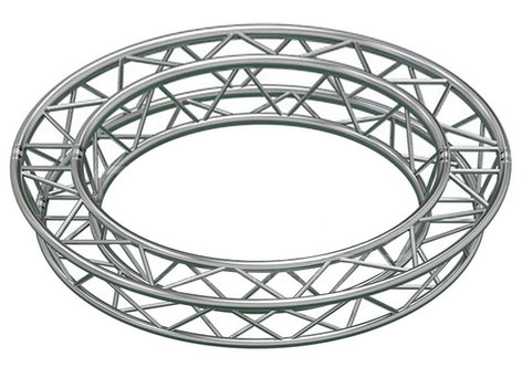 Global Truss SQ-C7-45 22.96' (7.0M) Square Truss Circle 8x45 Degree Arcs