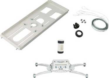 Premier Mounts PDS-FCTA4W-QL Projector Mount, T-Bar Adapter, 4" NPT, & Quick-Lock Cable PDS-FCTA4W-QL