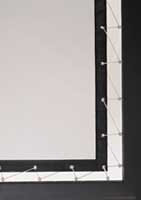 Da-Lite 36431 Lace And Grommet 200 Series Black-Backed Da-Mat Projection Screen, Per Square Foot