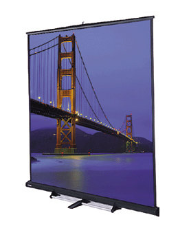 Da-Lite 98042 105" x 140" Floor Model C® Matte White Screen 98042