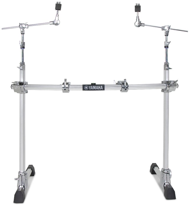 Yamaha HXR2LCHII 2-Leg HEXRACKII Drum Rack with Curved Pipe and 2x CH-755 Boom Arms HXR2LCHII