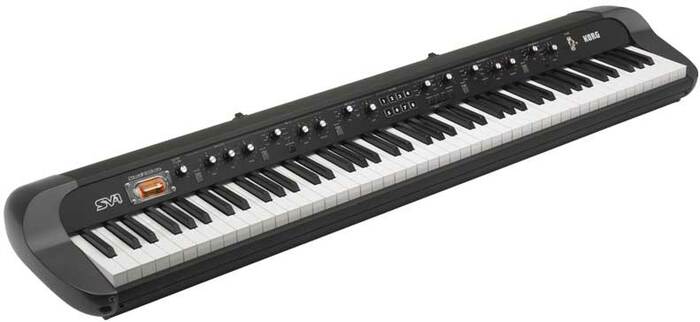 Korg SV-1 73 Stage Vintage Piano - Black 73-Key Stage Piano With 36 Instrument Sounds, Amp And Effects