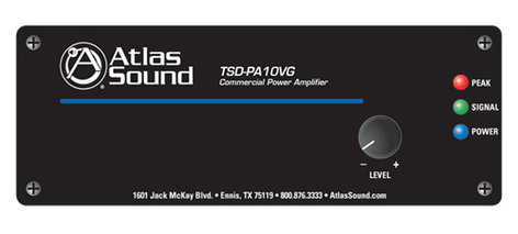 Atlas Sound TSD-PA10VG 10W Mono Power Amp TSD-PA10VG