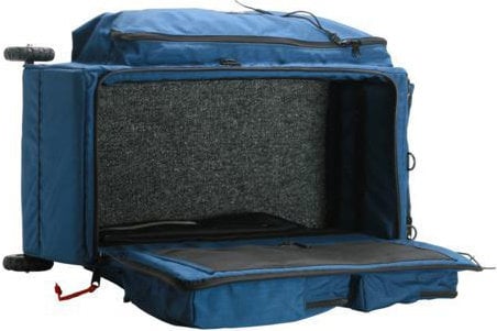 Porta-Brace WPC-2OR Blue Wheeled Production Case With Off-Road Wheels