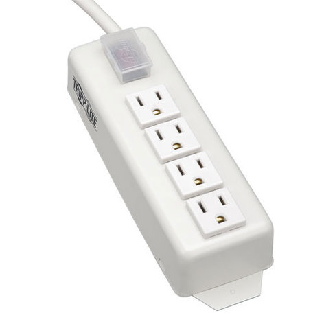 Tripp Lite TLM406NC Power It! Power Strip with 4 Outlets and 6ft Cord TLM406NC