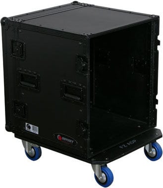 Odyssey FZAR12WBL 12RU Black Label Case with Wheels FZAR12WBL