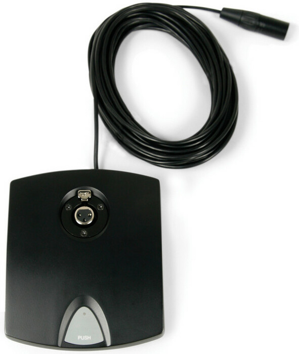 Samson CMB1 Weighted Gooseneck Microphone Base with 10M XLR Cable and Push To Talk/Mute Button CMB1