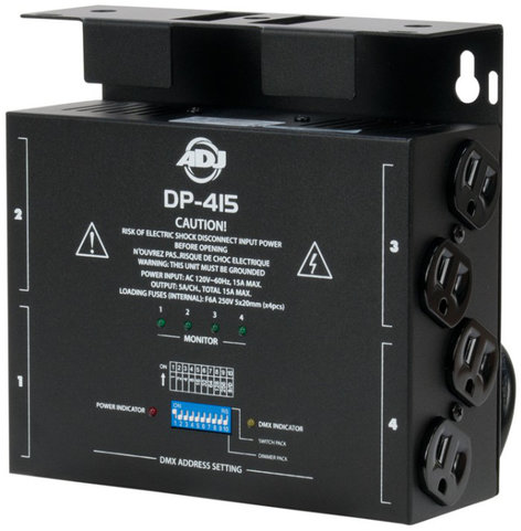 ADJ DP-415 4-Channel DMX Dimmer DP415