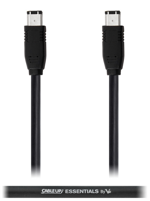 Cable Up by Vu FW6-FW6-10 10 ft 6-Pin to 6-Pin IEEE 1394 FireWire 400 Cable FW6-FW6-10
