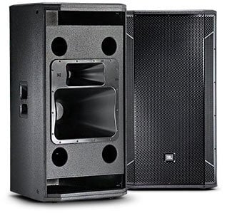 JBL STX835 Dual 15" Three-Way with Horn-Loaded MF/HF Section, Slot-Loaded LF STX835