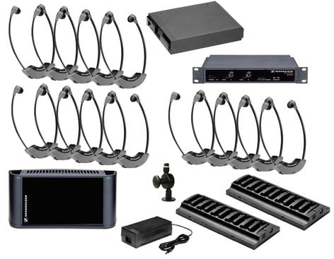 Sennheiser SI1015-12500-SINGLE IR Listening Assistive System Package, 12,500s/ft, Single Channel SI1015-12500-SINGLE