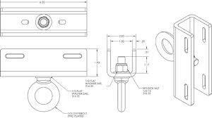 Adaptive Technologies Group PM-SAFETY-6DOWN PoleStar Safety Cable Anchor Point