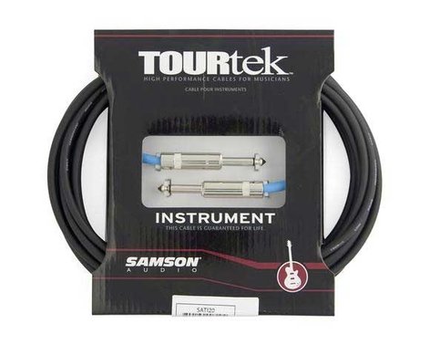 Samson TI20 20' Tourtek Instrument Cable, 1/4" Mono Male To Male