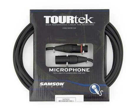 Samson TM20 20' Tourtek Microphone Cable, XLR Male To Female