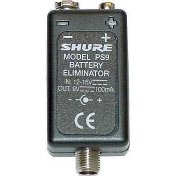 Shure PS9US Battery Eliminator, 9 volt PS9US