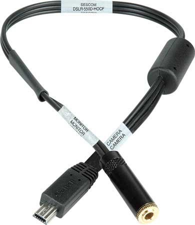 Sescom DSLR-550D-HOCF DSLR Cable For Use With Magic Lantern Audio