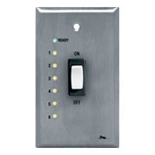 Middle Atlantic USC-SWL Remote KeySwitch Wall Plate With LED Status Indicators