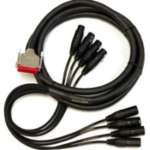 Mogami Gold AES DB25-XLR-05 5ft 8-Channel DB25 to AES/EBU XLR Snake GOLD-AES-DB25-XLR-05