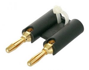 REAN NYS511-B Banana Plug, Black