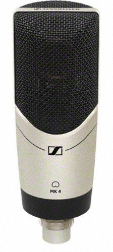 Sennheiser MK4 SET Large Diaphragm Side Address Mic w/Shockmount MK4-SET