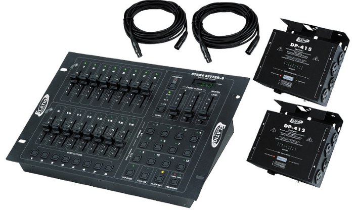 ADJ STAGE-PAK-1 DMX Lighting Controller Package STAGE-PAK-1