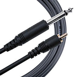 Mogami PR03-PUREPATCH 3 Ft. Pure Patch RCA To TS 1/4" Cable