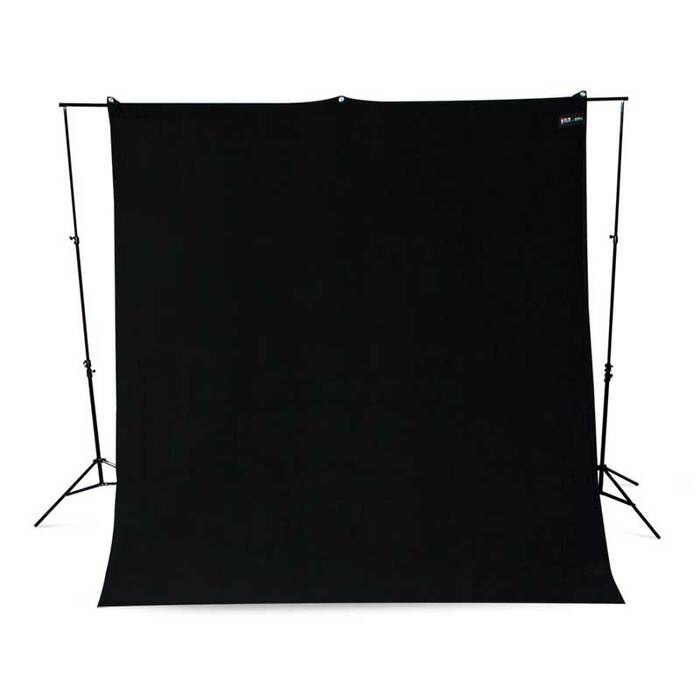 Westcott 133-WESTCOTT 9x10 Black Backdrop, Wrinkle-Resistant 133-WESTCOTT