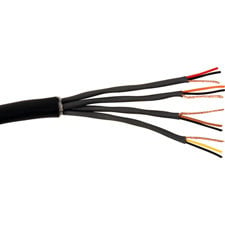 Mogami W2602-250-BLACK 4-Pair 26AWG Bulk Multipair Snake (250 Ft., Black, Original Style)