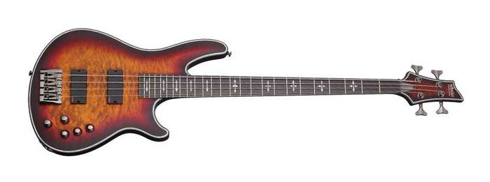 Schecter HR-EXTREME-BASS4 Hellraiser Extreme-4 Bass 4-String Bass Guitar